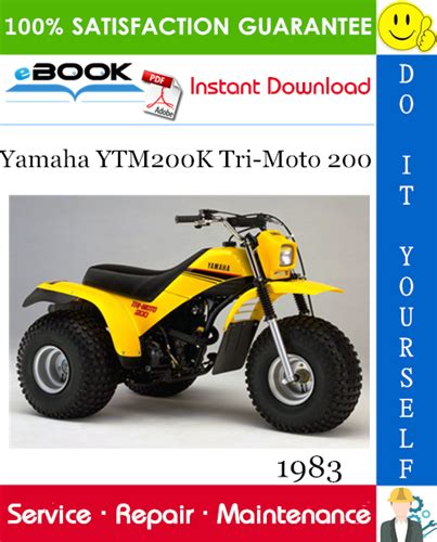 Download 1983 Yamaha Atv 3 Wheeler Ytm200K Owners Manual Used 