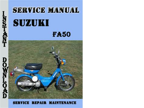 1984 1985 suzuki fa50 owners manual fa 50. - Harley davidson softail deuce service manual.