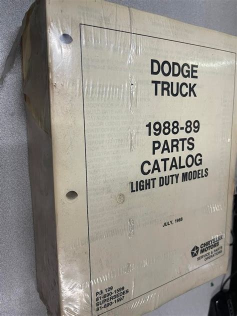 1984 1989 chrysler dodge truck manuale di ricambi per autoveicoli 1984 1985 1986 1987 1987 1988 1989. - Owners manual craftsman lawn mower model 944.