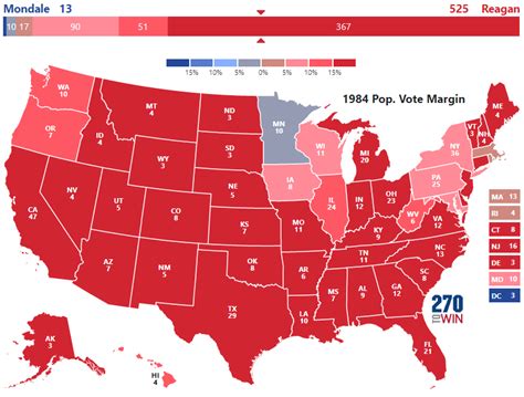 1984 Presidential Election Interactive Map - 270toWin