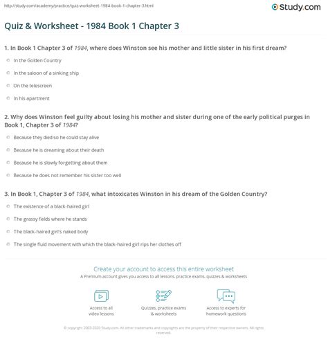 1984 Book 1 Chapter 3