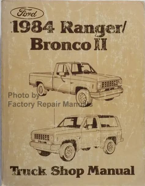 1984 ford rangerbronco ii factory shop manual. - Science fact file 3 teaching guide.