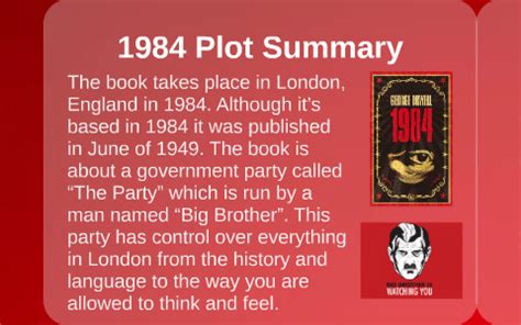 1984 George Orwell Plot Summary