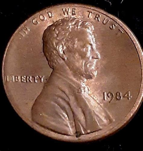 I want to show you all coin experts this 84 penny. I see many 84 pennies with mint mark issues for this year. This 84 D penny here looks as if the mint mark letter was dropped onto the penny when molten hot.. 