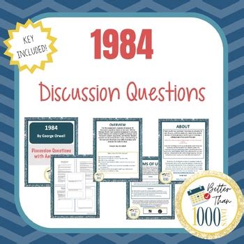 Download 1984 Discussion Questions And Answers 