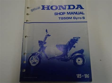 1985 1986 honda tg50m gyro s workshop repair manual. - Fendt 712 714 716 718 818 820 manuale di servizio per officina.