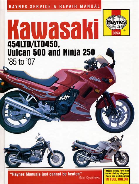 1985 2007 haynes kawasaki 454ltdltd450 vulcan ninja service manual 2053. - Dav public school class 6 maths guide.