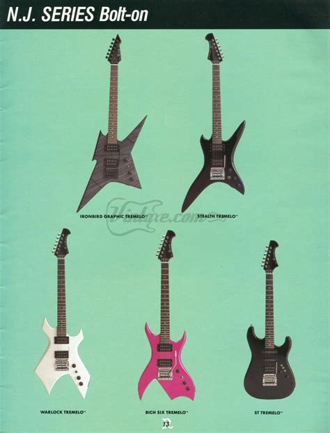 1985 B C Rich Catalog