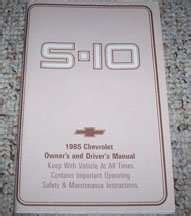 1985 chevy s10 blazer owners manual. - Ford truck diesel engine diagram manual.