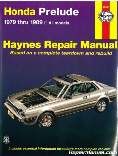1985 honda prelude haynes repair manual. - New holland l 185 parts manual.