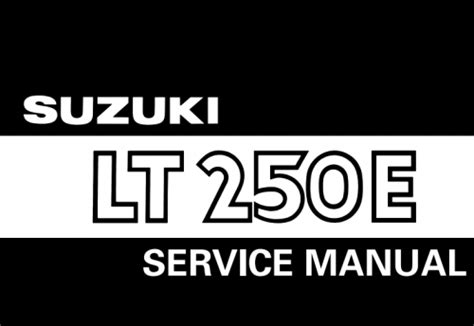 1985 suzuki lt 250e service manual. - Sonoma de coeur par daedalus howell.