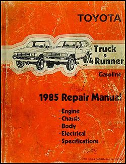 1985 toyota pickup truck 4runner repair shop manual original gasoline. - A history of immunology 2nd edition.