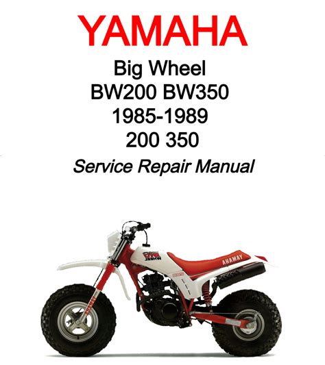 1985 yamaha bw200n big wheel repair service manual. - Als ich in shwerer angst gestanden.
