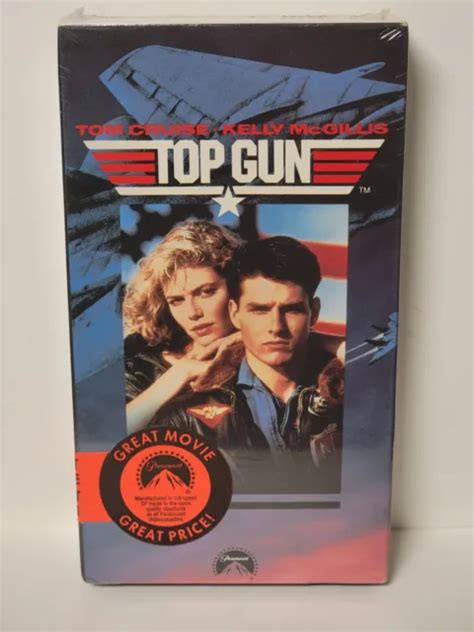 1986 Top Gun VHS Factory Sealed Paramount Tape Hi-Fi …