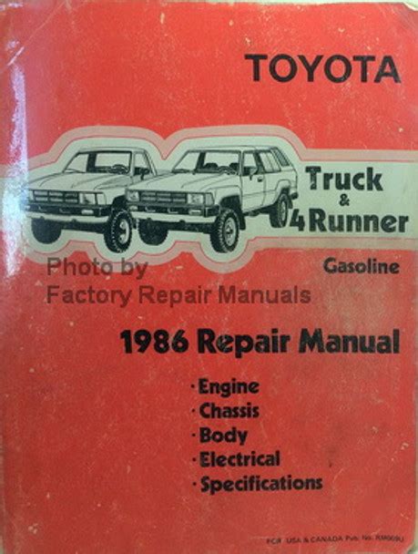 1986 toyota 4runner factory service manual. - Mercruiser alpha one 30 litre lx manual.