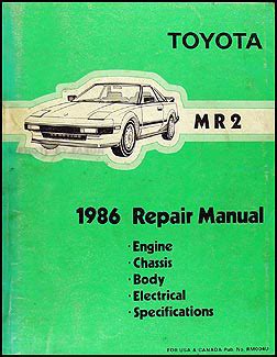 1986 toyota mr2 repair shop manual original. - Bruce lees basic kung fu training manual.