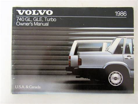 1986 volvo 740 gl gle turbo owners manual. - Gate test for first grade study guide.