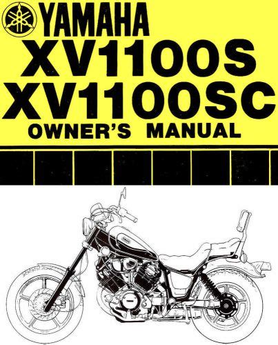 Read 1986 Yamaha Virago 1100 Owners Manual 