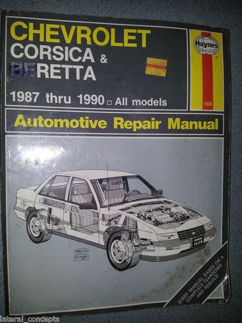 1987 1994 corsica all models service and repair manual. - Repair manual for craftsman riding mowers.