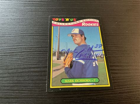 1987 Topps Mark Eichhorn Signed Baseball Card eBay