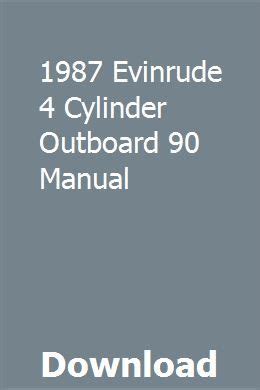 1987 evinrude 4 cylinder outboard 90 manual. - Crosswalk coach plus grade 7 teachers guide.