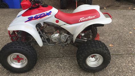 1987 honda trx250x top speed. The Honda TRX 250X has dual wishbones up front with 5.9 inches of wheel travel. Out back, there is 5.7 inches of travel from the single shock. The rear brake is a sealed drum while up front dual ... 
