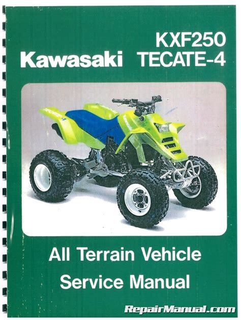 1987 kawasaki tecate 4 service manual t4 kxf250 a1. - Hyundai wheel loader hl760 7a operating manual.