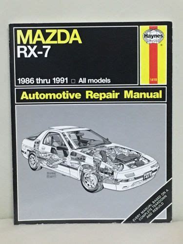 1987 mazda rx 7 haynes repair manual. - Quick guide to the internettor sociologists.