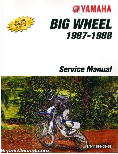 1987 yamaha big wheel 350cc service repair maintenance manual. - Manual de funciones de una empresa comercial.