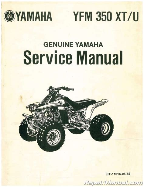 1987 yamaha warrior 350 owners manual. - Repair manual for mz 125 sm.