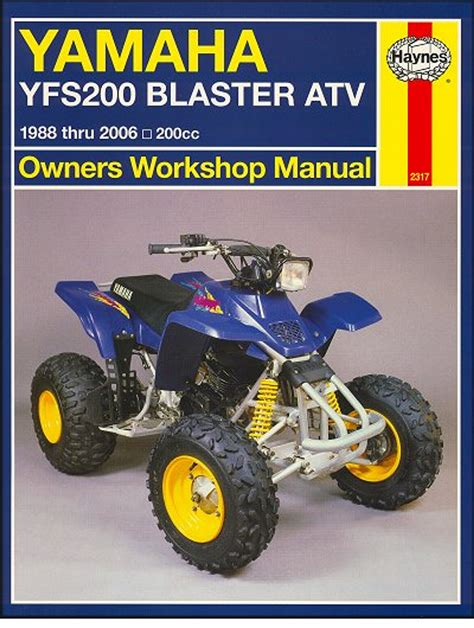 1988 2006 yamaha yfs200 blaster service manual. - Empirische theorien: modelle - strukturen - beispiele..