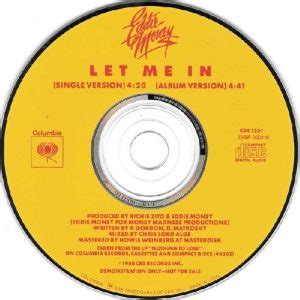 1988 Eddie Money – Let Me In (US:#60) Sessiondays