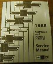 1988 chevy caprice monte carlo service shop manual set service manual and the electrical diagnosis manual. - Los mas inteligentes chistes de gallegos (la mandibula mecanica).