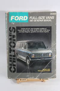 1988 ford e150 van repair manual. - Operators manual for new holland tc45.