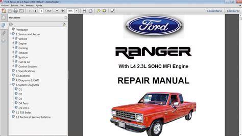 1988 ford ranger manual de reparación. - 1980 jeep cj7 manuale di servizio di fabbrica.