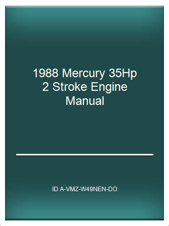 1988 mercury 35hp 2 stroke engine manual. - Guía de revisión final de química respuestas.