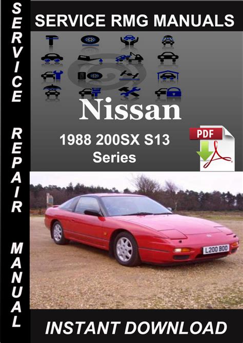 1988 nissan 200sx s13 factory service manual. - Singer creative touch 1036 free manual.