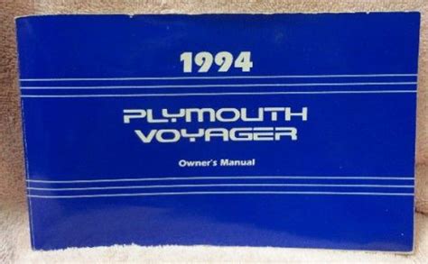 1988 plymouth voyager owners manual operating instructions and product information. - Stihl ms 390 power tool service manual.