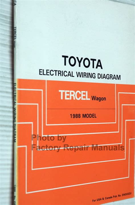 1988 toyota tercel sedan wiring diagram manual original. - Wort und gedankenschatz in der chanson de guillelme..