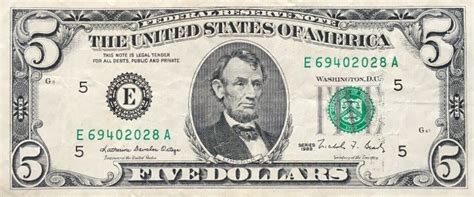1988a 5 dollar bill. The Federal Reserve does not publish an average life span for the $2 bill. This is likely due to its treatment as a collector's item by the general public; it is, therefore, not subjected to normal circulation. Starting with the Series 1996 $100 note, bills $5 and above have a special letter in addition to the prefix letters which range from A to P. 