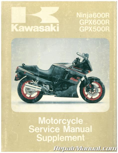 1989 1992 kawasaki ninja 600r gpx 500 service manual. - Exportación de servicios y compras del estado.