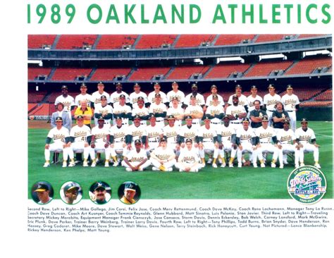 1989 Oakland A