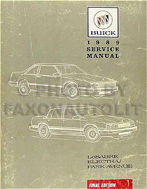 1989 buick park avenue service manual. - Ferguson tea 20 manual free download.