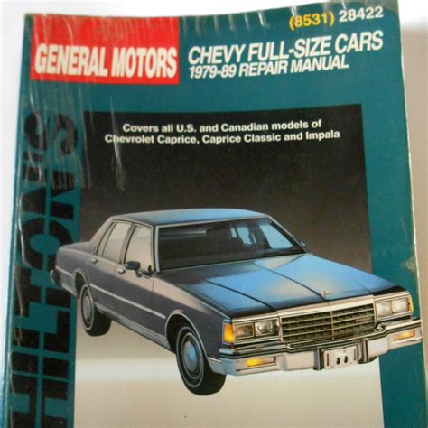 1989 chevrolet caprice classic repair manual. - Haynes repair manual mini 69 01.