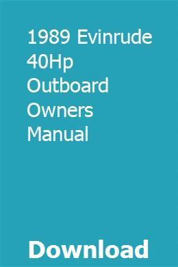 1989 evinrude 40hp outboard owners manual. - Staatshaftung nach art. 75, 76 und 77 svg.
