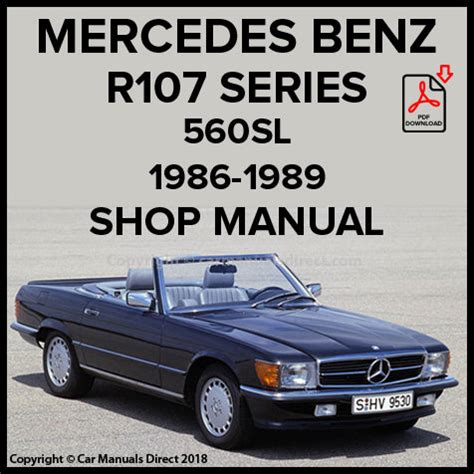1989 mercedes 560sl service repair manual 89. - El mercado de pagares de empresa.