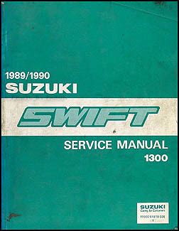 1989 suzuki swift 1300 gti service repair workshop manual. - Toyota corolla service manual fx gt.