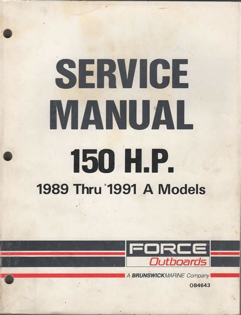1989 thru 1991 force outboards 150 hp a models service manual. - Escritor según él y según los críticos.