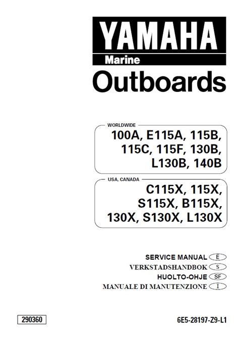 1989 yamaha 9 9 hp outboard service repair manual. - Mercury mariner 40 50 60 4 takt efi außenborder service reparatur werkstatt handbuch download.