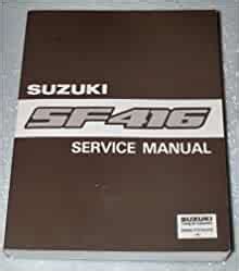 1990 1992 suzuki swift sf416 manuale di servizio. - Manual de servicio del motor shibaura n844lt.